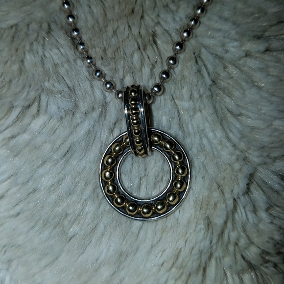 Genuine Lagos Enso Circle Pendant Necklace - Picture 3 of 5